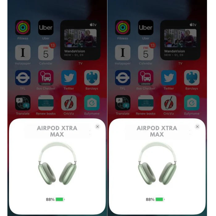 New Airpods Max Xtra Bass | Made for Apple iPhone | Intelligent Controls